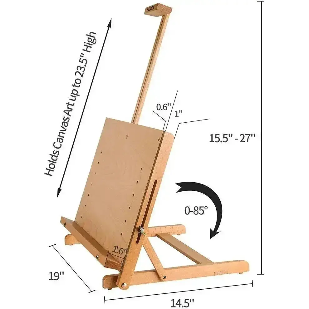 MEEDEN Large H-Frame Adjustable Tabletop Easel - Image 3