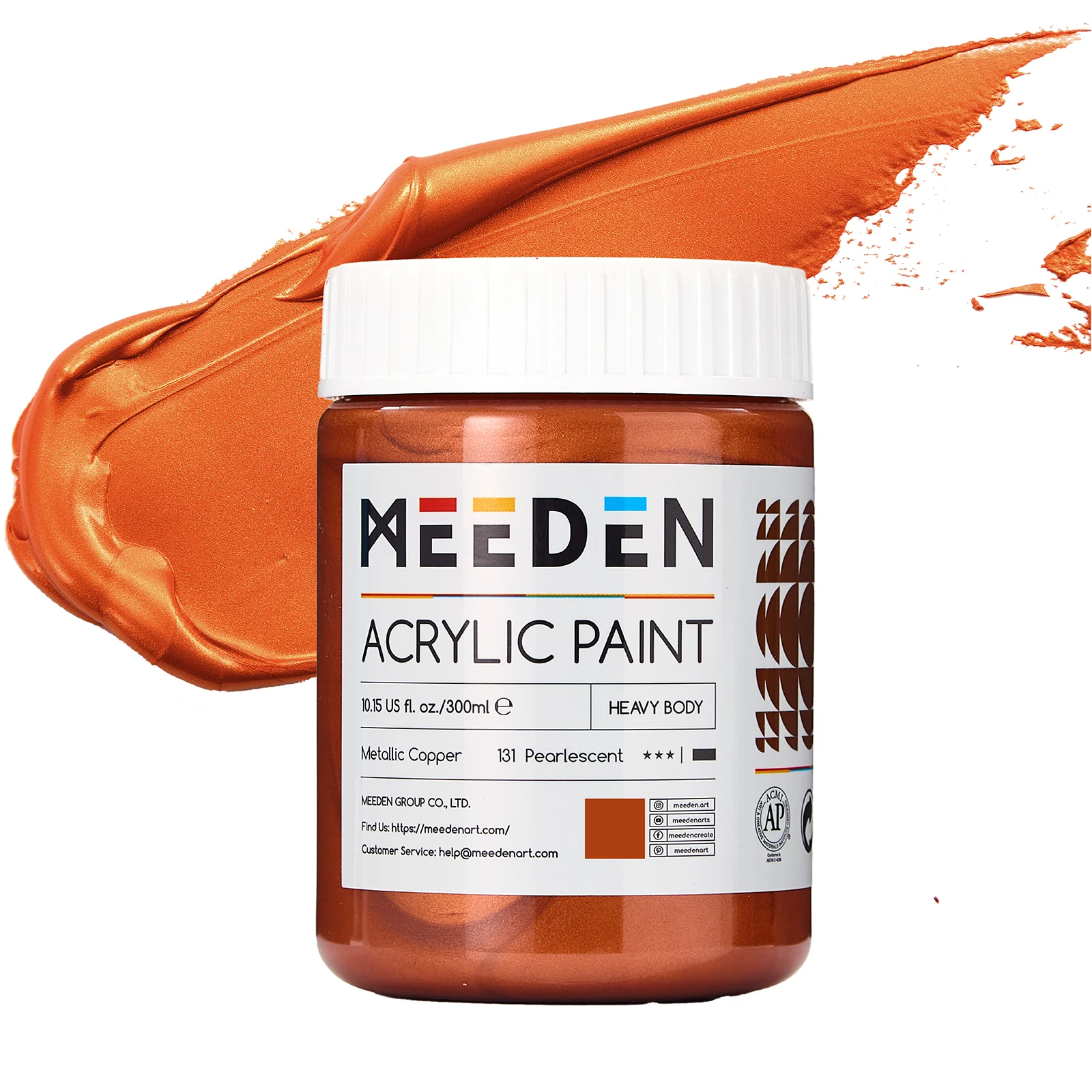 MEEDEN Acrylic Paint: 300 ml Acrylic Paint with a Glossy Dense Body - Image 3