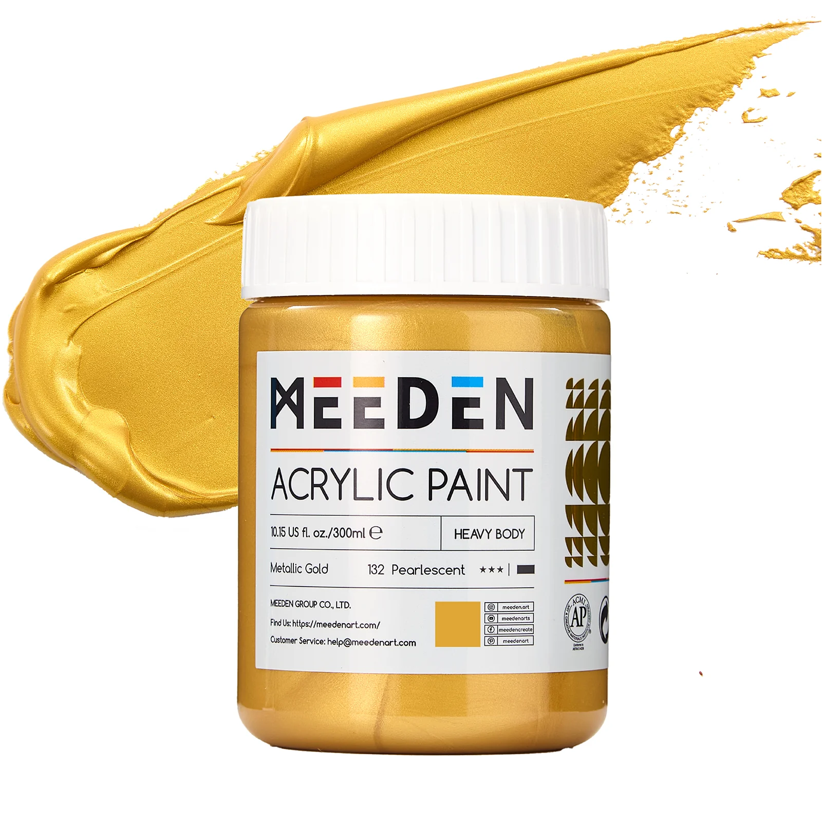 MEEDEN Acrylic Paint: 300 ml Acrylic Paint with a Glossy Dense Body - Image 4