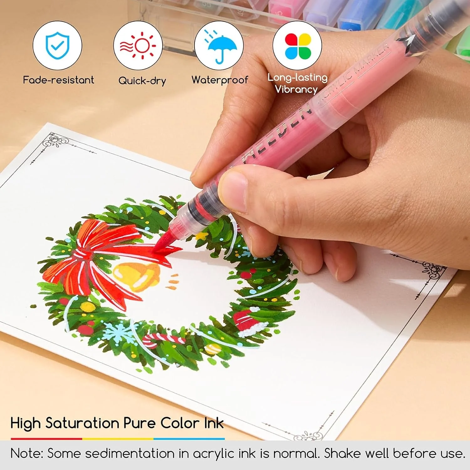 MEEDEN Dual Tip Acrylic Paint Markers β 48 / 96 / 120 Colors - Image 11