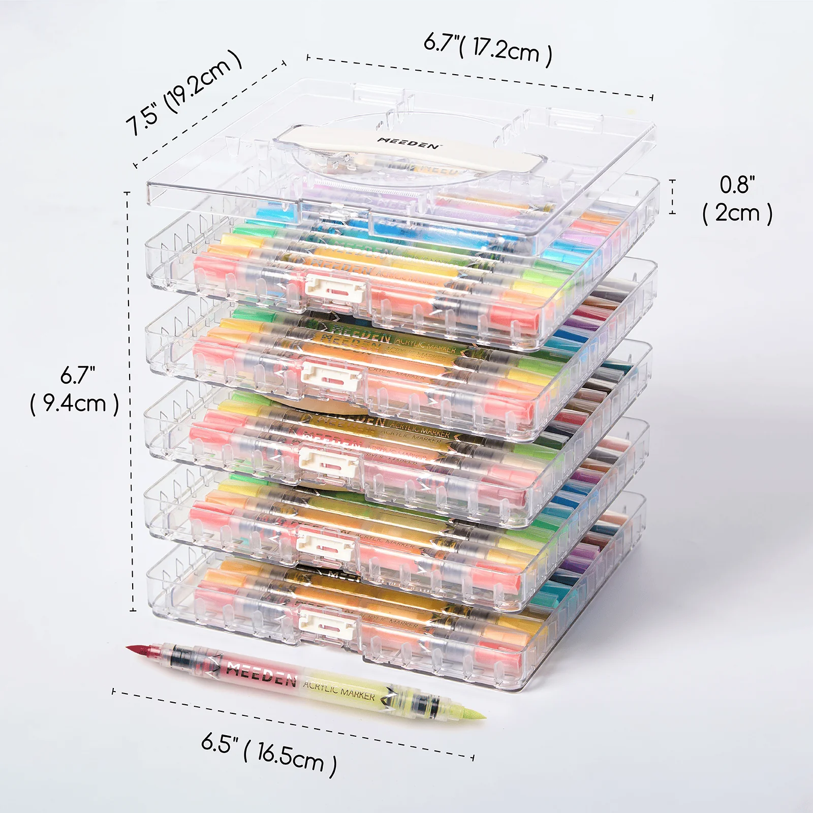 MEEDEN Dual Tip Acrylic Paint Markers β 48 / 96 / 120 Colors - Image 14