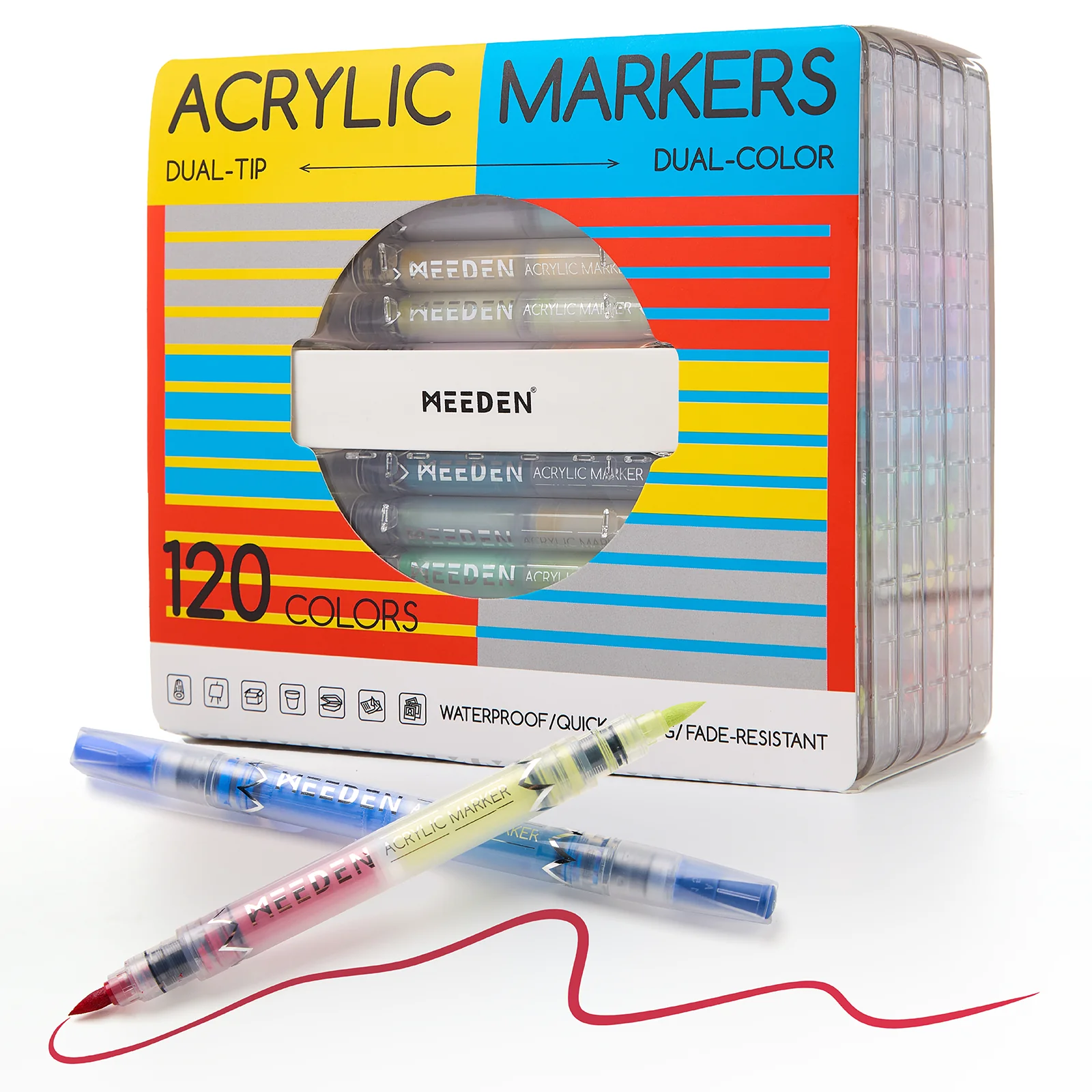 MEEDEN Dual Tip Acrylic Paint Markers β 48 / 96 / 120 Colors - Image 15