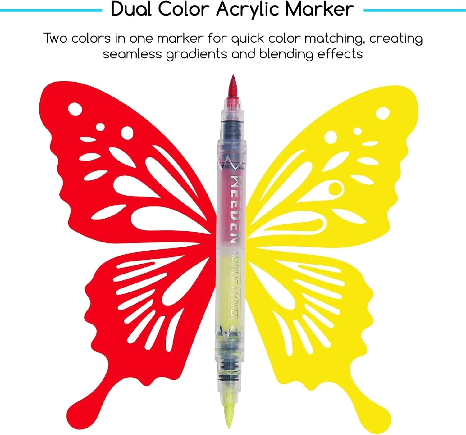 MEEDEN Dual Tip Acrylic Paint Markers β 48 / 96 / 120 Colors - Image 7