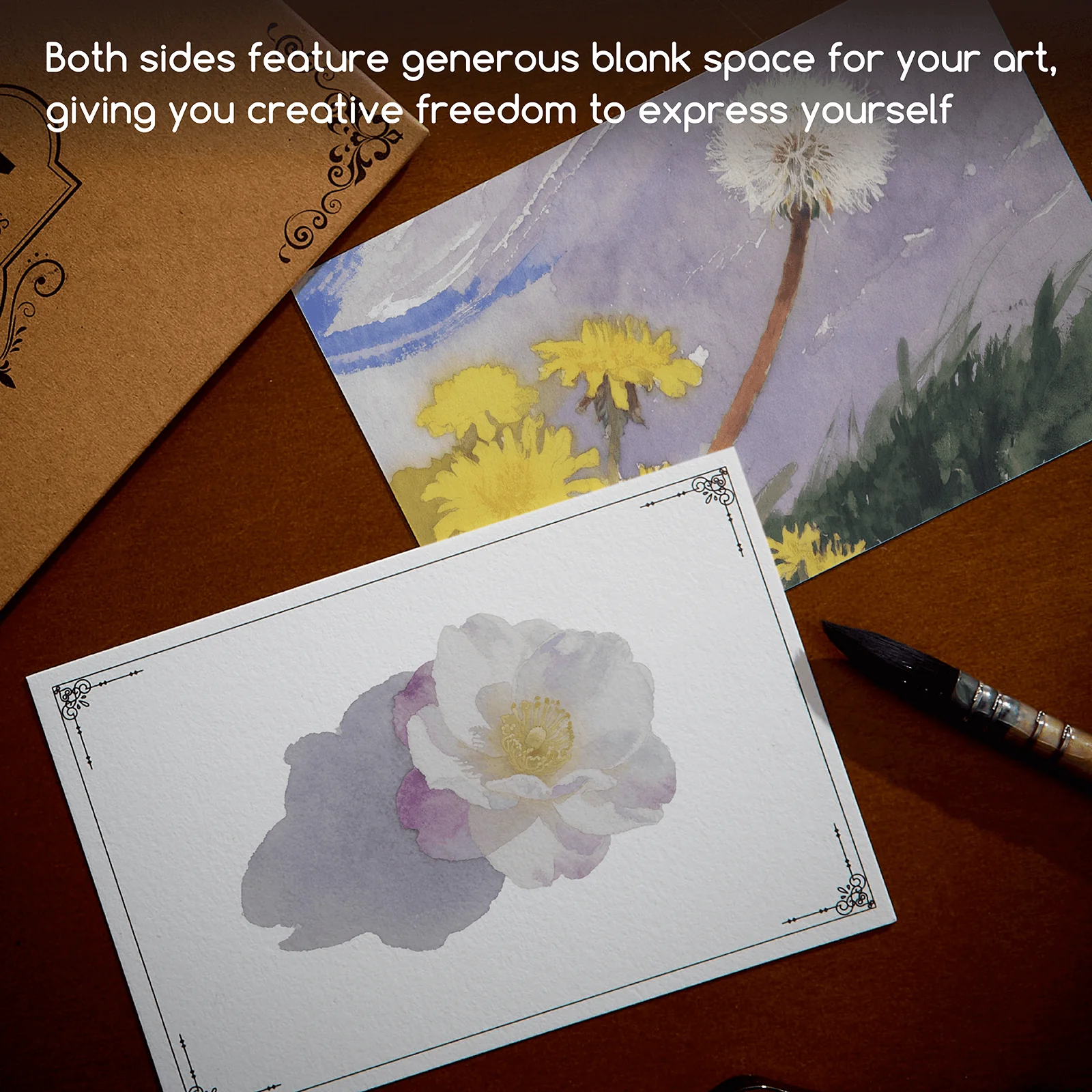 MEEDEN Blank Watercolor Paper Postcards - Image 7