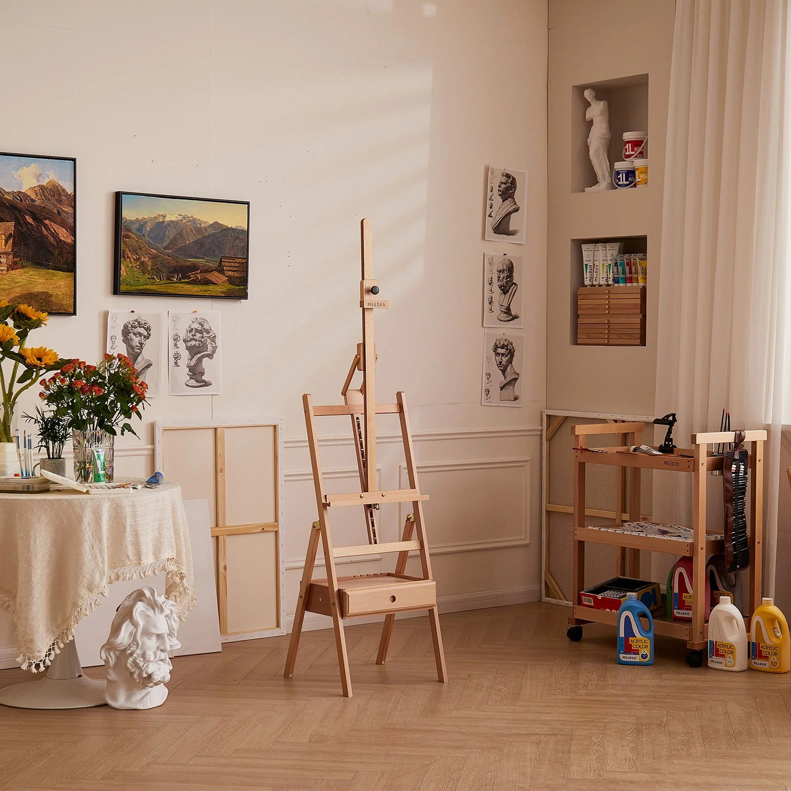 MEEDEN Forward Tilt Floor Easel-HJ-2A - Image 5