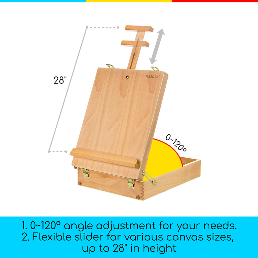 MEEDEN Extra Large Wooden Tabletop Easel- HBX-9A - Image 5