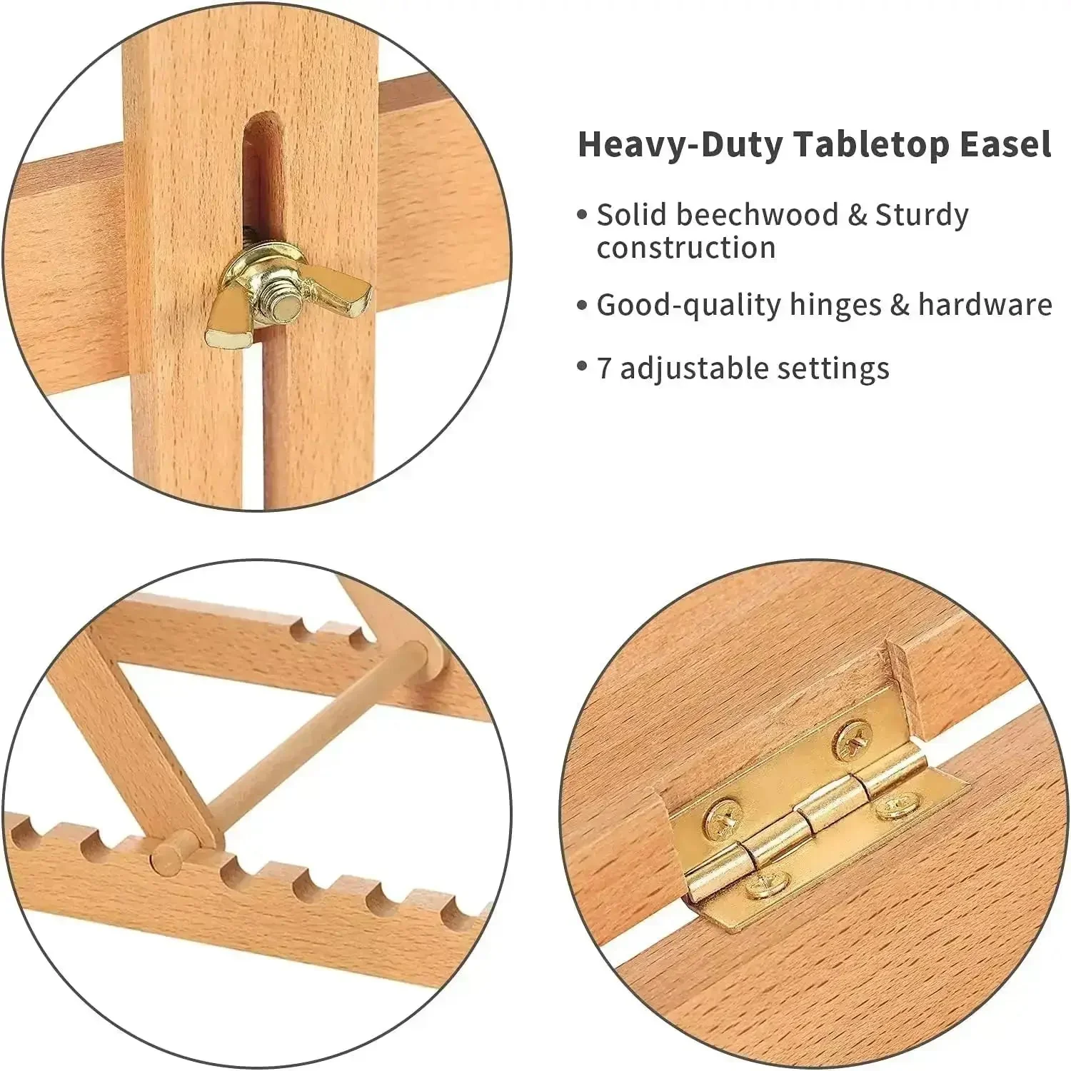 MEEDEN Heavy-Duty H-Frame Tabletop Easel - Image 6