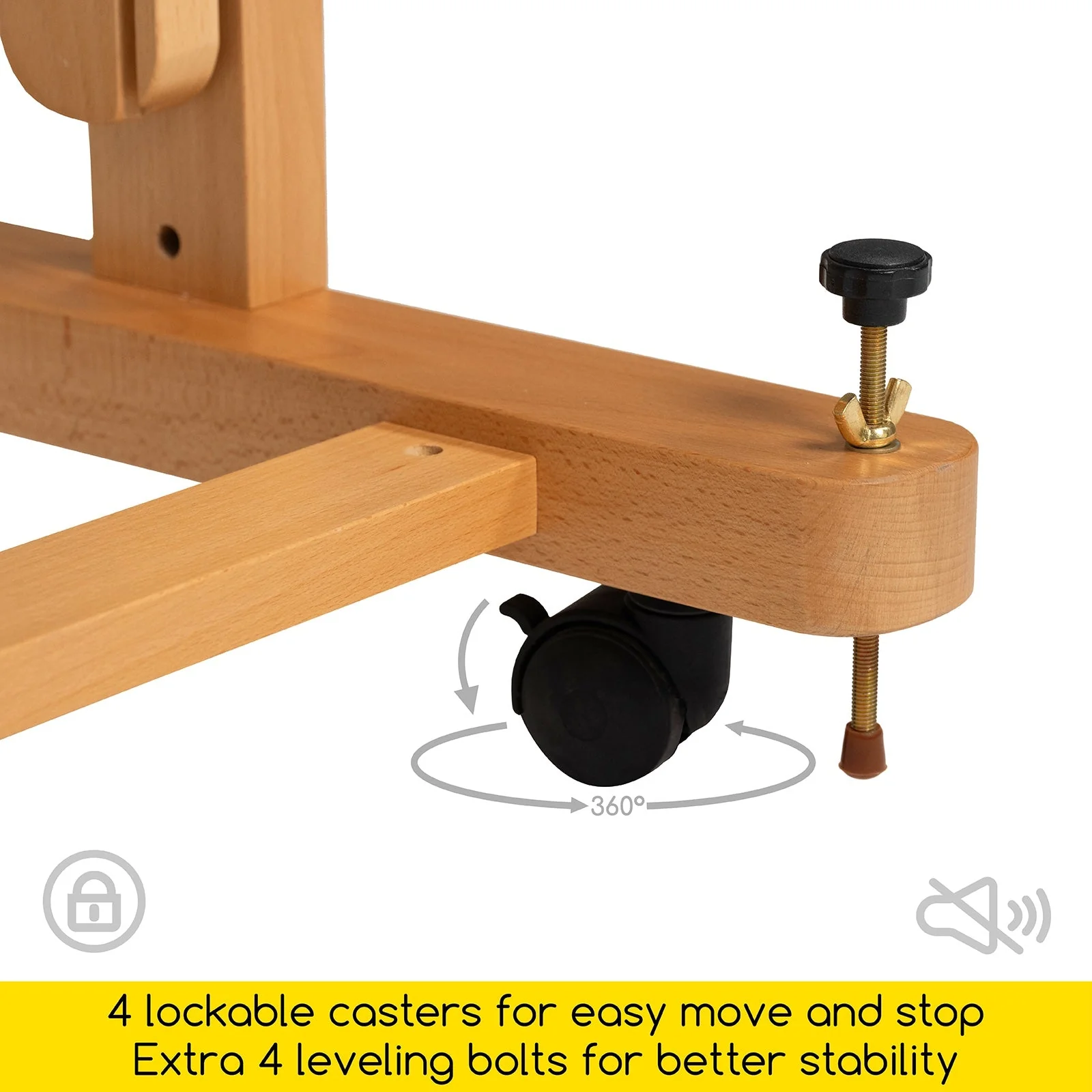 MEEDEN Enlarged Heavy-Duty H-Frame Artist Easel- W11 Pro - Image 7
