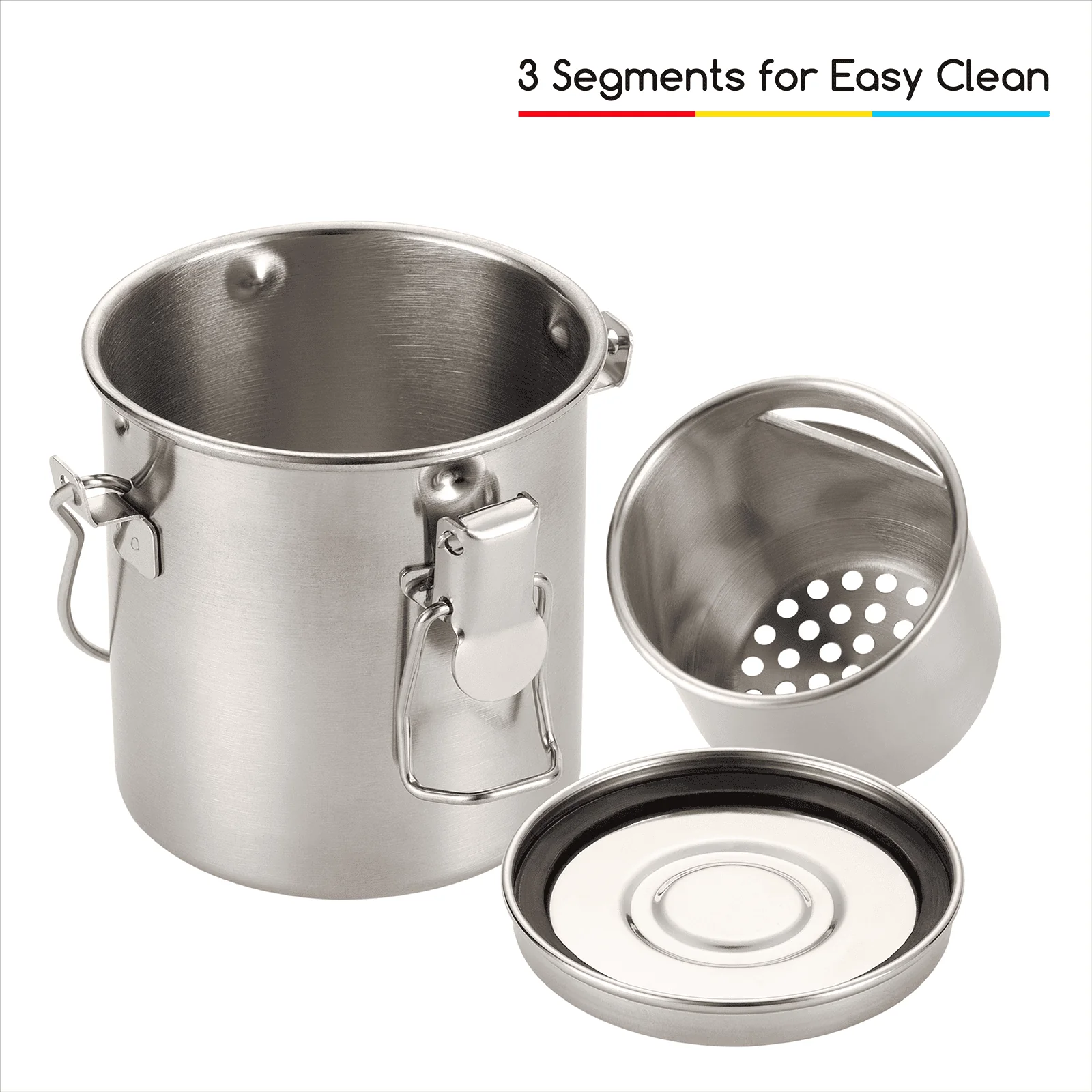 MEEDEN Portable Paint Brush Washer: Airtight Stainless Steel - Small - Image 3