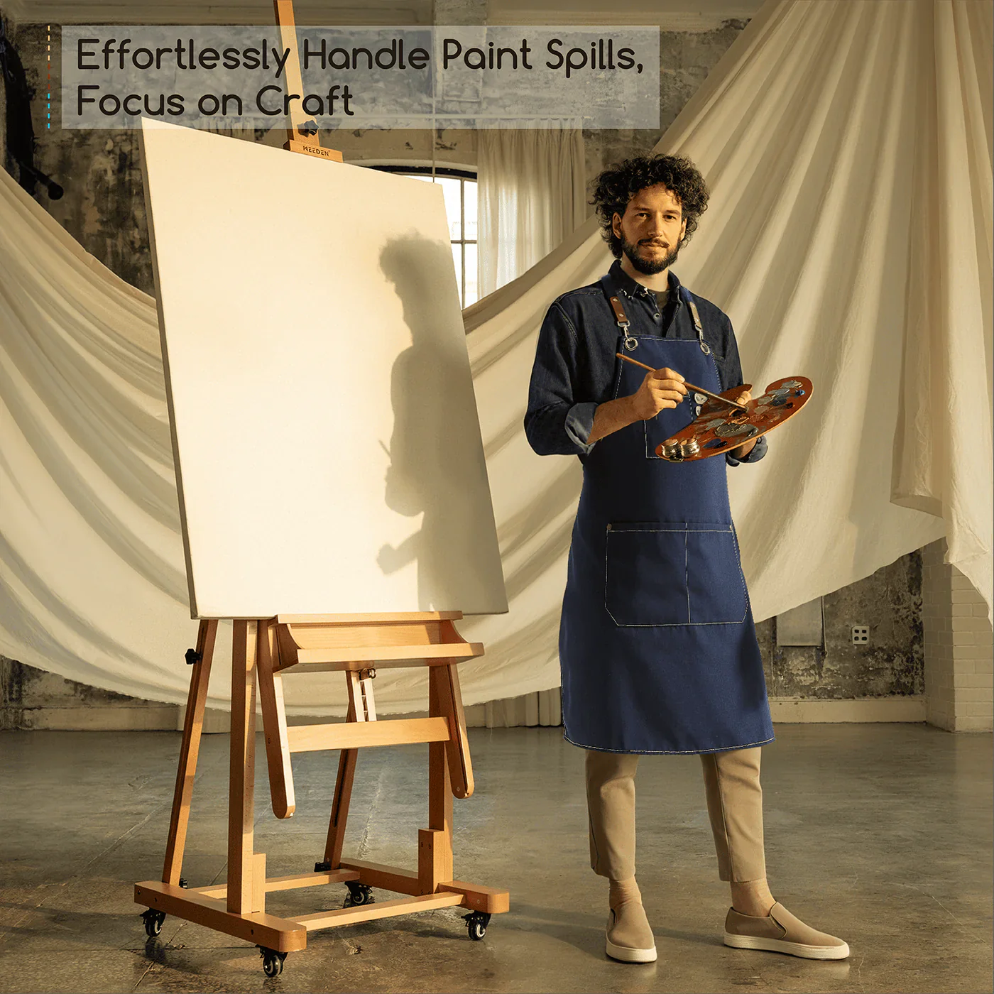 MEEDEN Waterproof Painting Apron – For Art & Crafts - Image 12